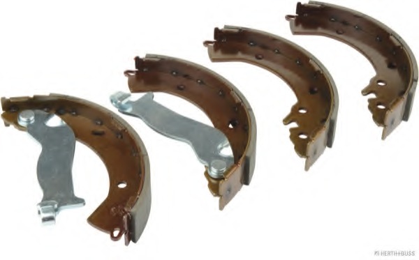 Set saboti frana J3500338 HERTH+BUSS JAKOPARTS - Material frictiune sabot frana/ sabot frana