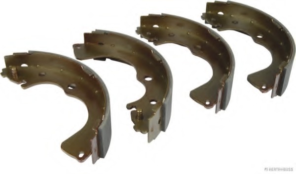Set saboti frana J3503042 HERTH+BUSS JAKOPARTS - Material frictiune sabot frana/ sabot frana