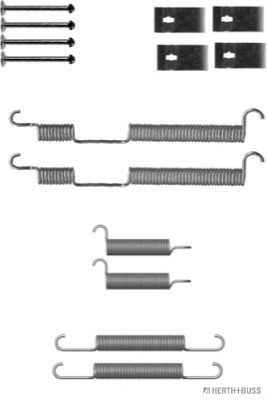 Set accesorii, sabot de frana J3560302 HERTH+BUSS JAKOPARTS - Frana tambur Set accesorii, sabot de frana J3560302 HERTH+BUSS JAKOPARTS - Frana tambur