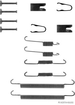 Set accesorii, sabot de frana J3562007 HERTH+BUSS JAKOPARTS - Frana tambur Set accesorii, sabot de frana J3562007 HERTH+BUSS JAKOPARTS - Frana tambur