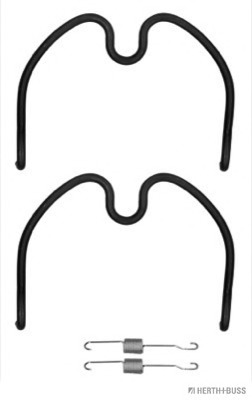 Set accesorii, sabot de frana J3568007 HERTH+BUSS JAKOPARTS - Frana tambur