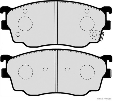 set placute frana,frana disc J3603051 HERTH+BUSS JAKOPARTS - Set placute frana set placute frana,frana disc J3603051 HERTH+BUSS JAKOPARTS - Set placute frana