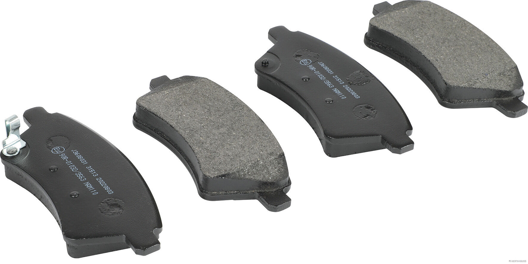 set placute frana,frana disc J3608031 HERTH+BUSS JAKOPARTS - Frana disc