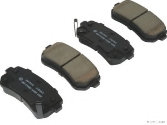 set placute frana,frana disc J3610516 HERTH+BUSS JAKOPARTS - Frana disc