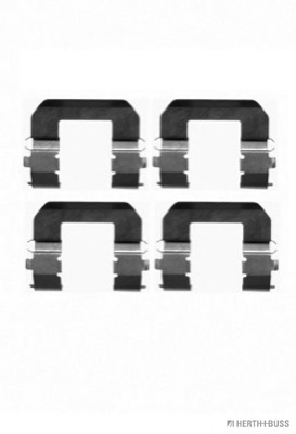 Set accesorii, placute frana J3660503 HERTH+BUSS JAKOPARTS - Frana disc Set accesorii, placute frana J3660503 HERTH+BUSS JAKOPARTS - Frana disc