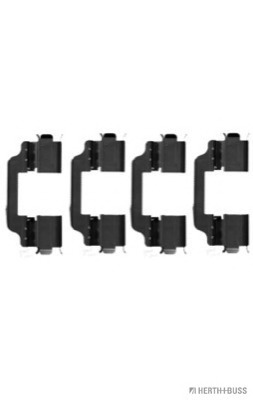 Set accesorii, placute frana J3664015 HERTH+BUSS JAKOPARTS - Frana disc