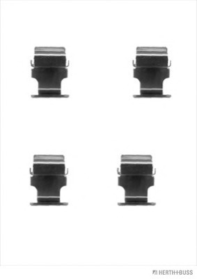 Set accesorii, placute frana J3665013 HERTH+BUSS JAKOPARTS - Componente/ accesorii frana Set accesorii, placute frana J3665013 HERTH+BUSS JAKOPARTS - Componente/ accesorii frana
