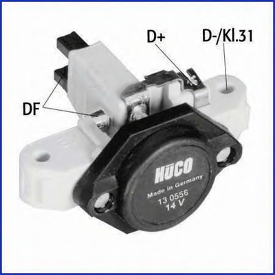 Regulator, alternator 130556 HÜCO - Regulator tensiune