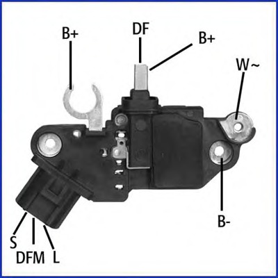 Regulator, alternator 130591 HÜCO - Regulator tensiune Regulator, alternator 130591 HÜCO - Regulator tensiune