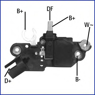Regulator, alternator 130619 HÜCO - Regulator tensiune Regulator, alternator 130619 HÜCO - Regulator tensiune