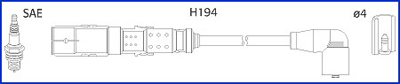 Set cablaj aprinder 134791 HÜCO - Fisa bujie