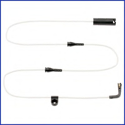 senzor de avertizare,uzura placute de frana 138653 HÜCO - Componente/ accesorii frana