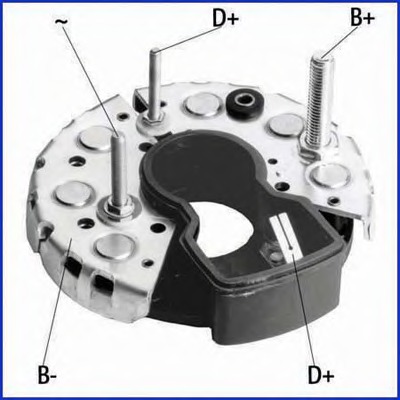 Punte diode 139128 HÜCO - Componente alternator Punte diode 139128 HÜCO - Componente alternator