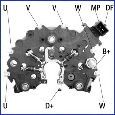 Punte diode 139494 HÜCO - Componente alternator Punte diode 139494 HÜCO - Componente alternator