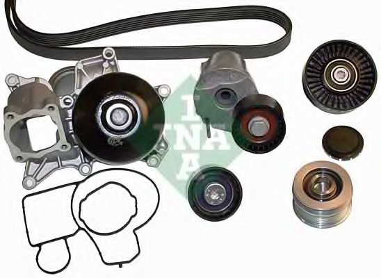 Pompa apa + Set curea transmisie cu caneluri 529 0014 30 INA - Set curea transmisie cu caneluri Pompa apa + Set curea transmisie cu caneluri 529 0014 30 INA - Set curea transmisie cu caneluri