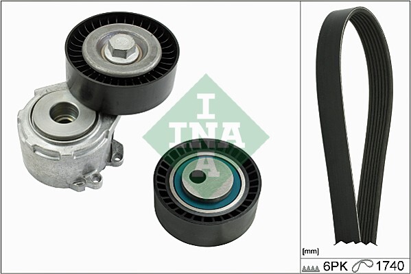 Set curea transmisie cu caneluri 529 0017 10 INA - Transmisie - kit accesorii Set curea transmisie cu caneluri 529 0017 10 INA - Transmisie - kit accesorii
