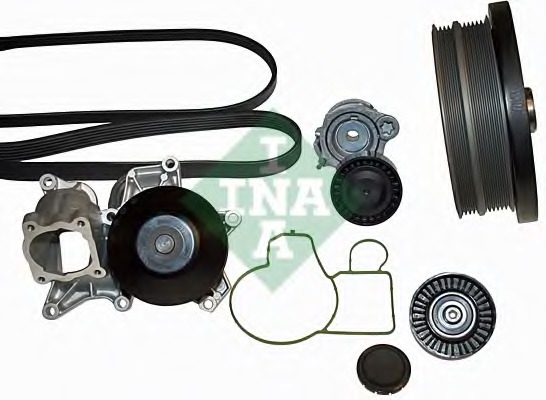 Pompa apa + Set curea transmisie cu caneluri 529 0021 30 INA - Pompa apa/ garnitura Pompa apa + Set curea transmisie cu caneluri 529 0021 30 INA - Pompa apa/ garnitura