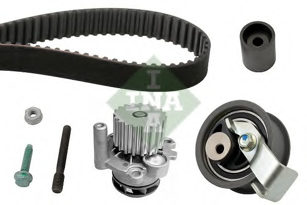 Set pompa apa + curea dintata 530 0091 30 INA - Kit distributie / curea distributie