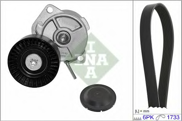 Set curea transmisie cu caneluri 530 0402 10 INA - Set curea transmisie cu caneluri Set curea transmisie cu caneluri 530 0402 10 INA - Set curea transmisie cu caneluri