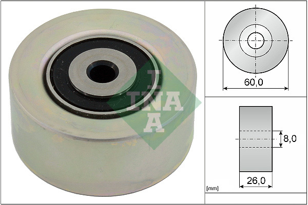 rola intinzator,curea transmisie / Rola ghidare/conducere, curea transmisie 531 0550 10 INA - Transmisie - kit accesorii