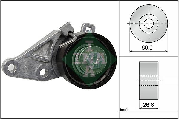 rola intinzator,curea distributie 531 0586 10 INA - Kit distributie / curea distributie