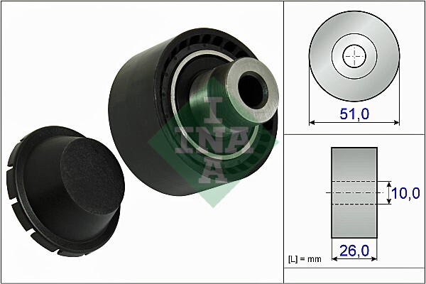 Rola ghidare/conducere, curea transmisie 532 0334 10 INA - Transmisie - kit accesorii Rola ghidare/conducere, curea transmisie 532 0334 10 INA - Transmisie - kit accesorii