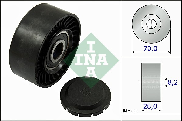Rola ghidare/conducere, curea transmisie 532 0468 10 INA - Transmisie - kit accesorii Rola ghidare/conducere, curea transmisie 532 0468 10 INA - Transmisie - kit accesorii
