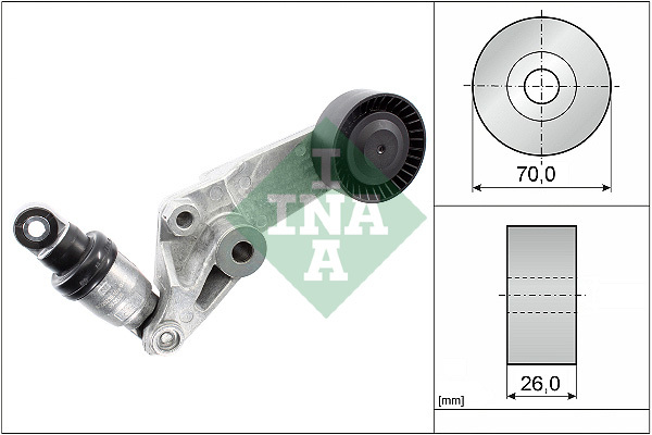 Intinzator curea, curea distributie 534 0016 10 INA - Transmisie - kit accesorii Intinzator curea, curea distributie 534 0016 10 INA - Transmisie - kit accesorii