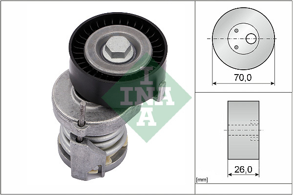 intinzator,curea transmisie 534 0123 20 INA - Brat de tensionare intinzator,curea transmisie 534 0123 20 INA - Brat de tensionare