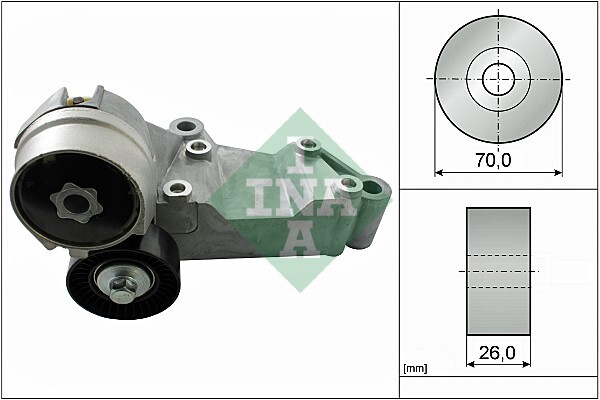 intinzator,curea transmisie 534 0146 10 INA - Brat de tensionare intinzator,curea transmisie 534 0146 10 INA - Brat de tensionare