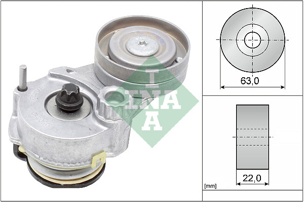intinzator,curea transmisie 534 0147 10 INA - Transmisie - kit accesorii intinzator,curea transmisie 534 0147 10 INA - Transmisie - kit accesorii