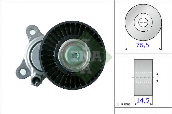 intinzator,curea transmisie 534 0168 10 INA - Brat de tensionare