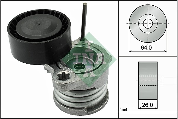 intinzator,curea transmisie 534 0331 10 INA - Transmisie - kit accesorii