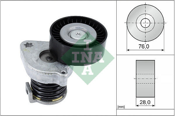intinzator,curea transmisie 534 0370 10 INA - Transmisie - kit accesorii intinzator,curea transmisie 534 0370 10 INA - Transmisie - kit accesorii