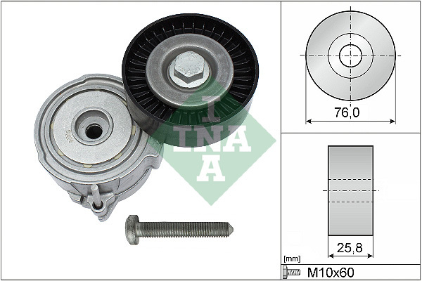 Intinzator curea, curea distributie 534 0375 10 INA - Intinzator curea (sistem de intindere)