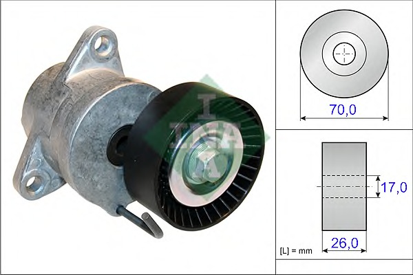 intinzator,curea transmisie 534 0439 10 INA - Transmisie - kit accesorii intinzator,curea transmisie 534 0439 10 INA - Transmisie - kit accesorii