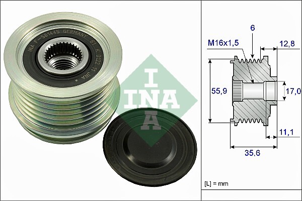Sistem roata libera, generator 535 0041 10 INA - Componente alternator Sistem roata libera, generator 535 0041 10 INA - Componente alternator