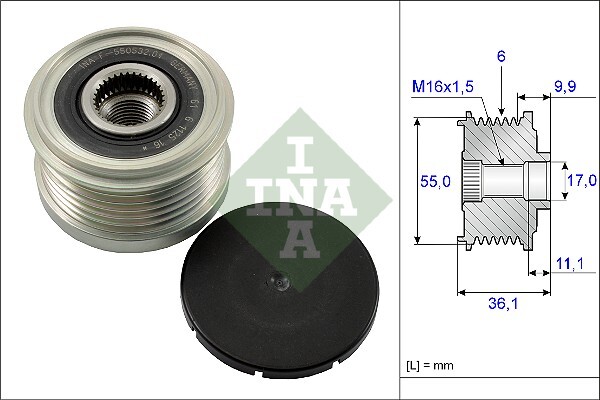 Sistem roata libera, generator 535 0103 10 INA - Componente alternator Sistem roata libera, generator 535 0103 10 INA - Componente alternator