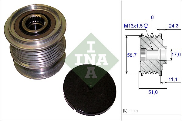 Sistem roata libera, generator 535 0200 10 INA - Componente alternator Sistem roata libera, generator 535 0200 10 INA - Componente alternator