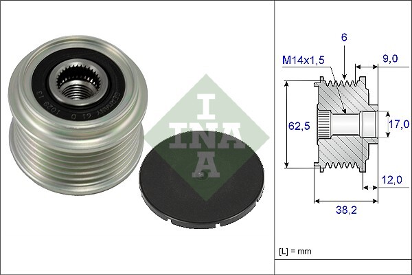Sistem roata libera, generator 535 0219 10 INA - Componente alternator Sistem roata libera, generator 535 0219 10 INA - Componente alternator