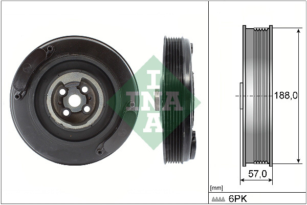 Fulie curea, arbore cotit 544 0002 10 INA - Fulie curea Fulie curea, arbore cotit 544 0002 10 INA - Fulie curea
