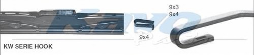 lamela stergator KW-024R KCW - Stergator de parbriz lamela stergator KW-024R KCW - Stergator de parbriz
