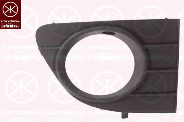 Grila ventilatie, bara protectie 2019934A1 KLOKKERHOLM - Partea frontala/grila radiator