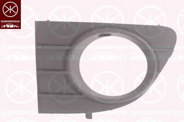 Grila ventilatie, bara protectie 2019937A1 KLOKKERHOLM - Partea frontala/grila radiator