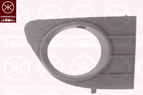 Grila ventilatie, bara protectie 2019938A1 KLOKKERHOLM - Partea frontala/grila radiator