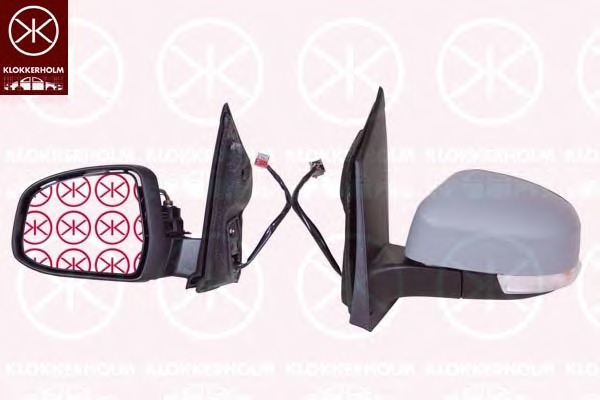 Oglinda exterioara 25761048 KLOKKERHOLM - Trapa/ capota/ usi/ acoperis escamotabil/ pavilion pliant
