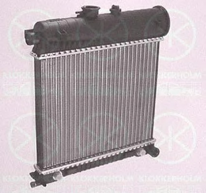 Radiator, racire motor 3512302150 KLOKKERHOLM - Radiator apa/piese