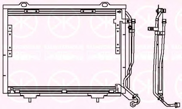 Condensator, climatizare 3512305279 KLOKKERHOLM - Radiator clima