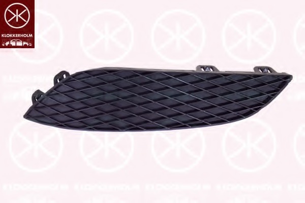 Grila ventilatie, bara protectie 5052914A1 KLOKKERHOLM - Partea frontala/grila radiator