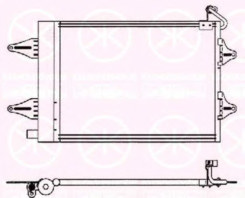 Condensator, climatizare 7514305007 KLOKKERHOLM - Radiator clima Condensator, climatizare 7514305007 KLOKKERHOLM - Radiator clima